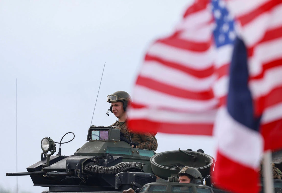 Soldiers take part in the Amphibious Assault Demonstration during the Cobra Gold multilateral military exercise in Hat Yao Beach, Sattahip District of Thailand’s Chonburi Province on February 28, 2020. (Reuters file photo)