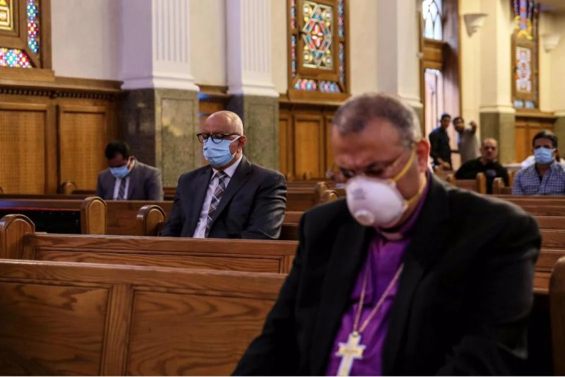 Egypt churches reopen as new infections wane