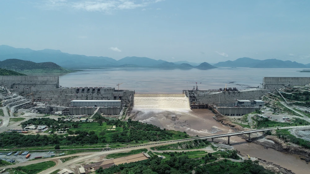 Egypt, which depends on the Nile River to supply its booming population of 100 million people with fresh water, asserts the dam poses an existential threat. (File/AFP)