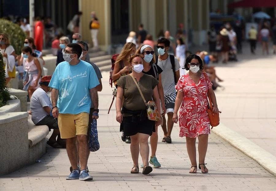 “The short term future of the pandemic mainly lies in the hands of the population,” a French scientific committee said. (File/AFP)
