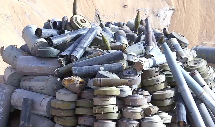 Houthis are developing anti-vehicle mines and turning them into antipersonnel explosives to intimidate and terrorize civilians. (SPA)