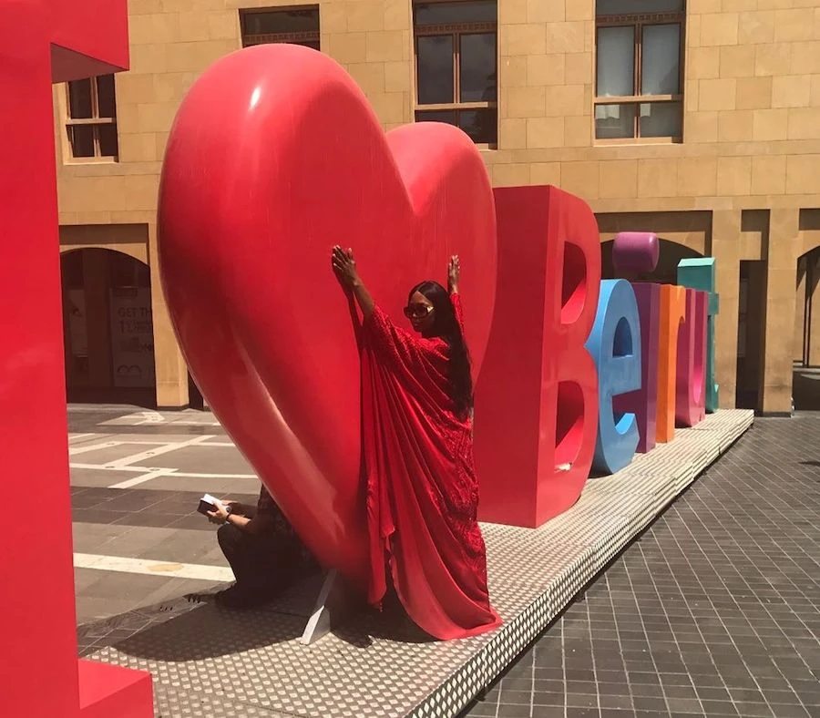 Naomi Campbell posted throwbacks from a past trip to Beirut. Instagram/@naomi