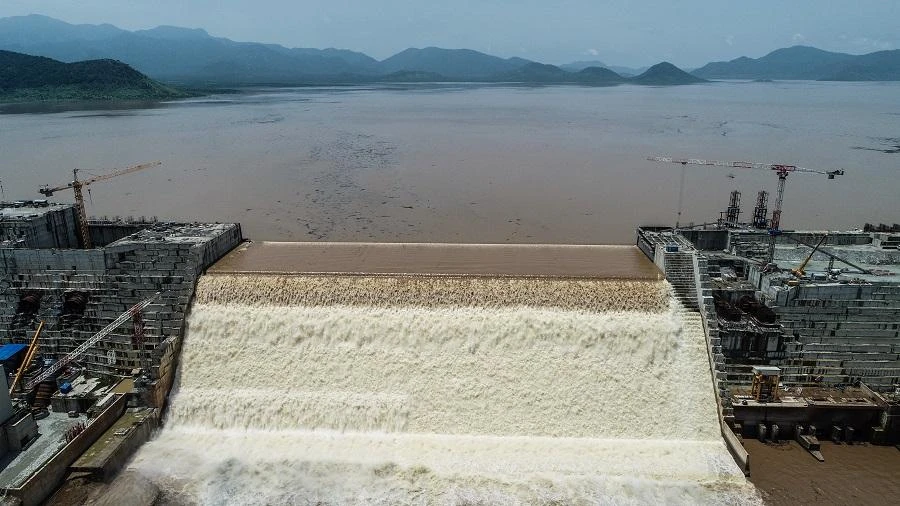 The talks are trying to resolve a years-long dispute over Ethiopia’s construction of the Grand Ethiopian Renaissance Dam on the Blue Nile. (File/AFP)