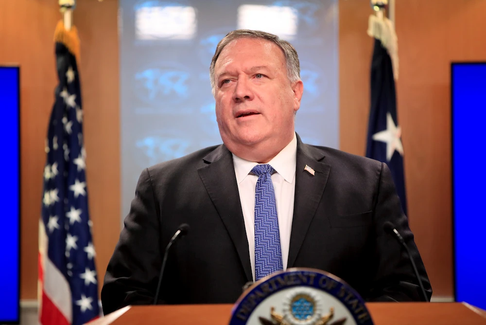 Pompeo says US to call UN vote on Iran arms embargo extension
