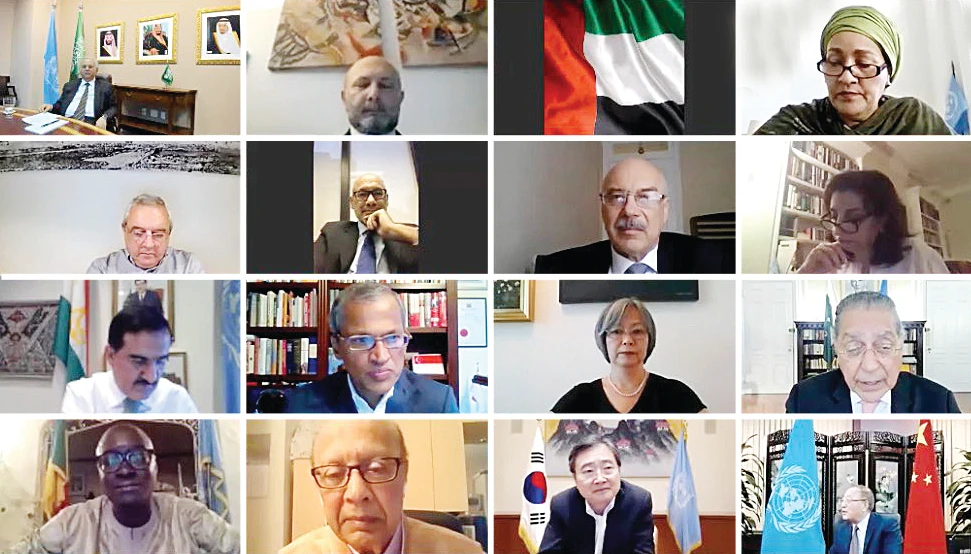 Saudi UN envoy hosts virtual international reception to mark Eid