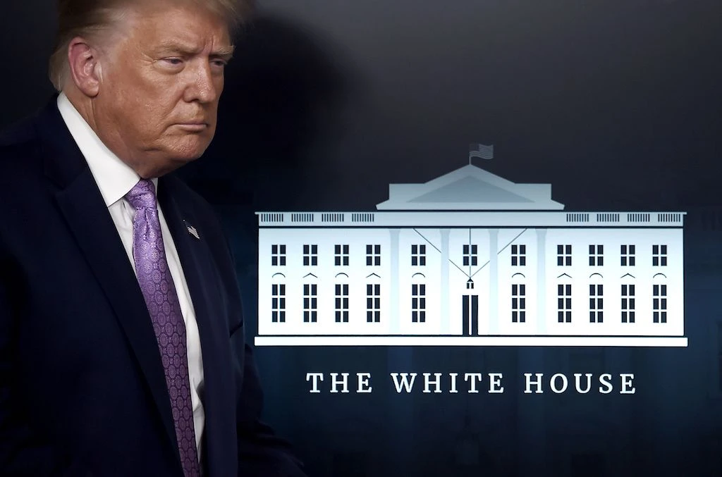 US President Donald Trump arrives for a press conference in the Brady Briefing Room of the White House in Washington, DC, on August 5, 2020. (AFP)