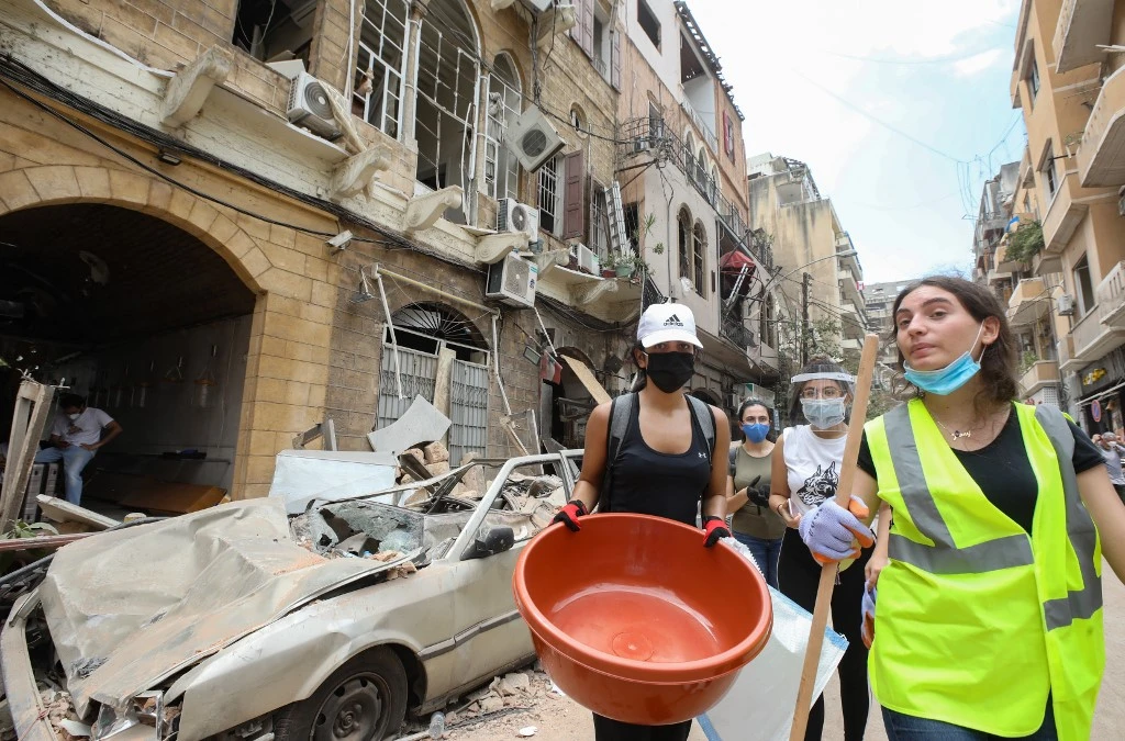 An explosion at the port of Beirut earlier this week killed at least 135 people and wounded about 5,000. (File/AFP)