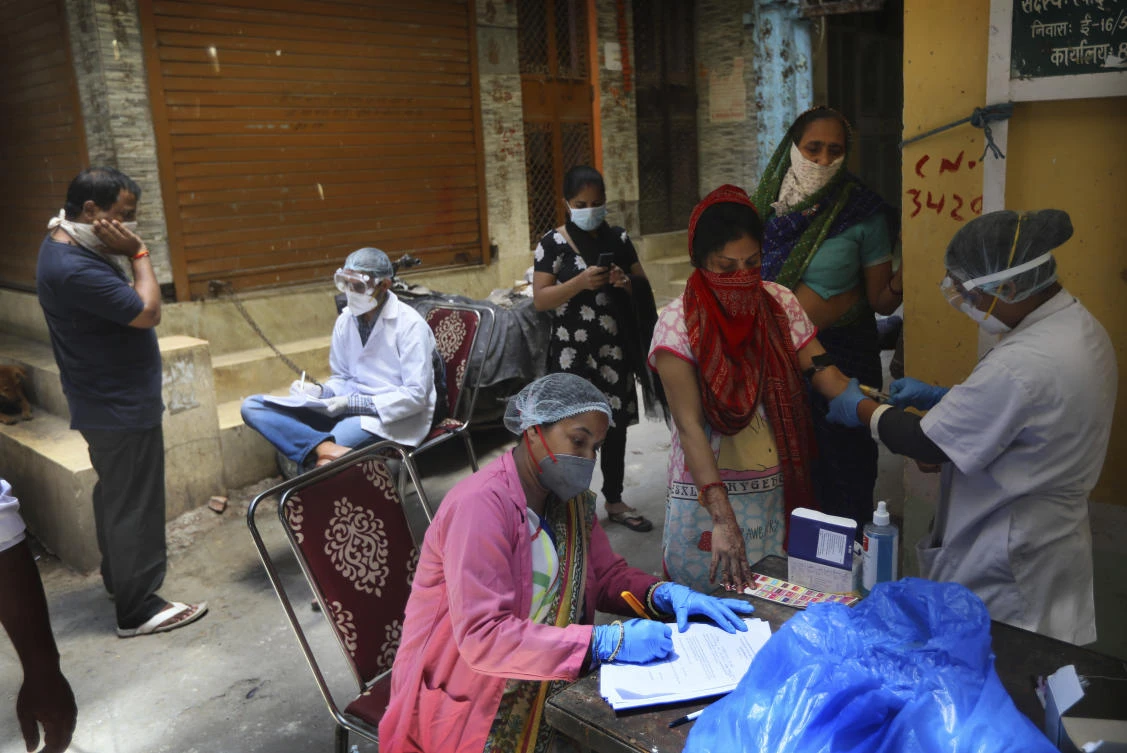 India has the third-highest coronavirus caseload in the world after the United States and Brazil. (AP)