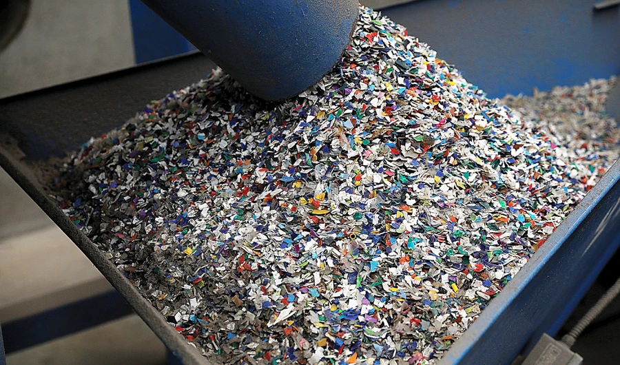 Plastic recycling at the Extruplas plant in Portugal. Europe produces 26 million tons of plastic waste each year. (Reuters)
