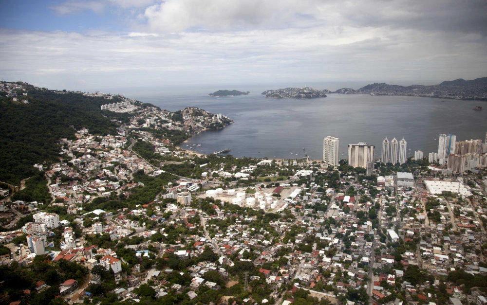 An aerial view of the Pacific resort city of Acapulco, Mexico. (AP Photo/Eduardo Verdugo, File)