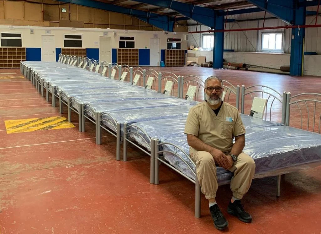 UK mosque donates beds bought for care facility to homeless charity