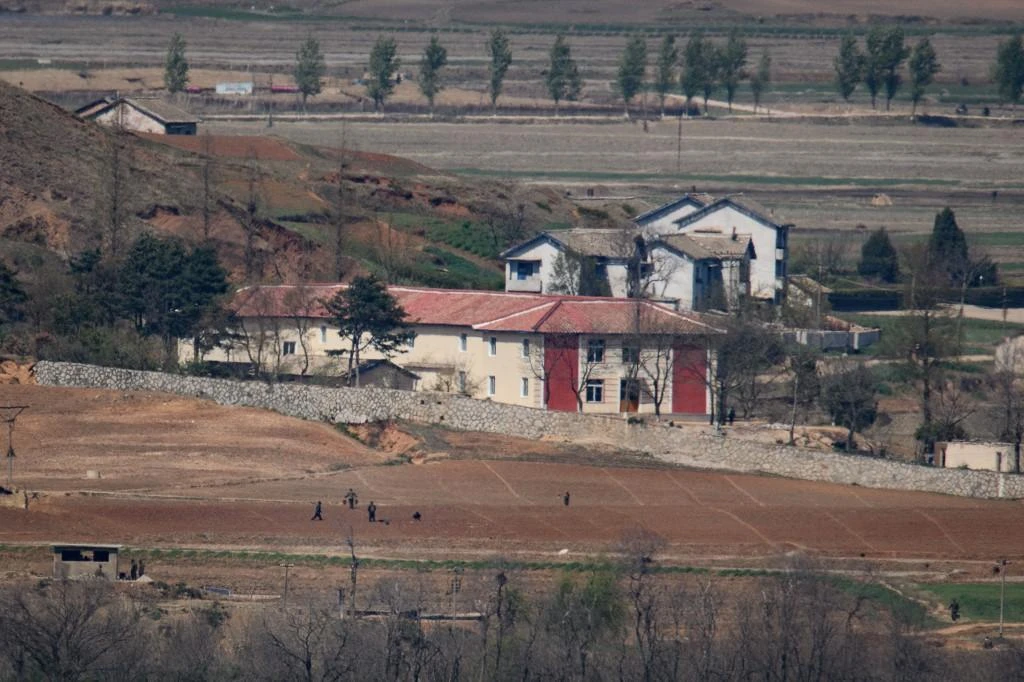A lockdown was imposed on Kaesong, above, last month after a person who defected to South Korea in 2017, returned showing coronavirus symptoms. (AFP file photo)
