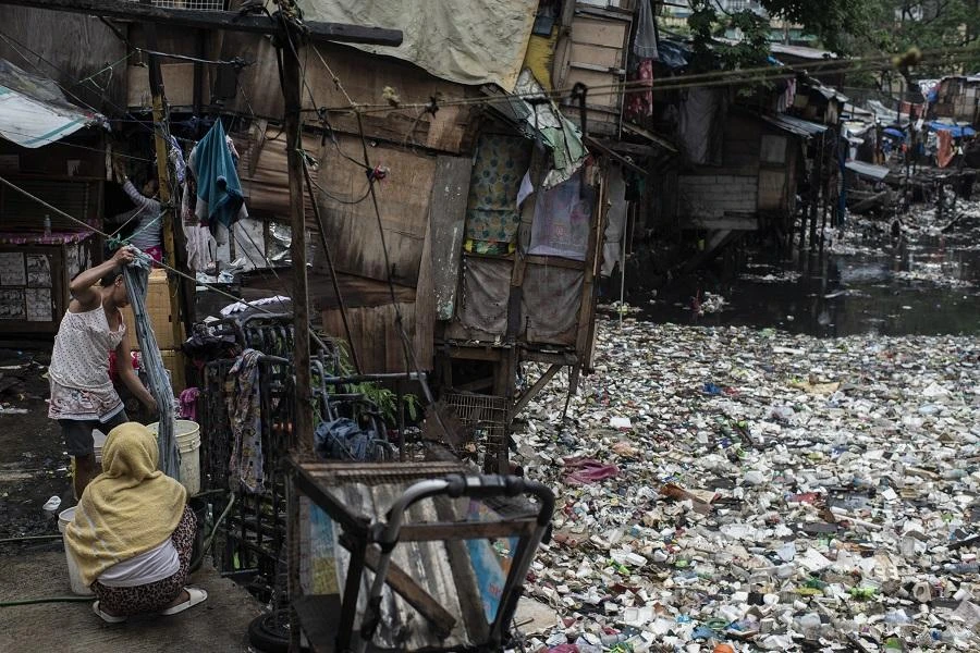 Many of the junkyards and businesses in Manila that buy recyclables have been closed since March. (File/AFP)