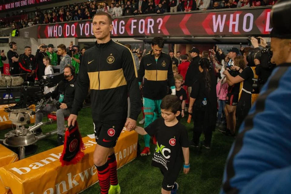 Western Sydney Wanderers captain Mitchell Duke has scored 11 goals in the 2019-20 A-League. (Facebook Photo)