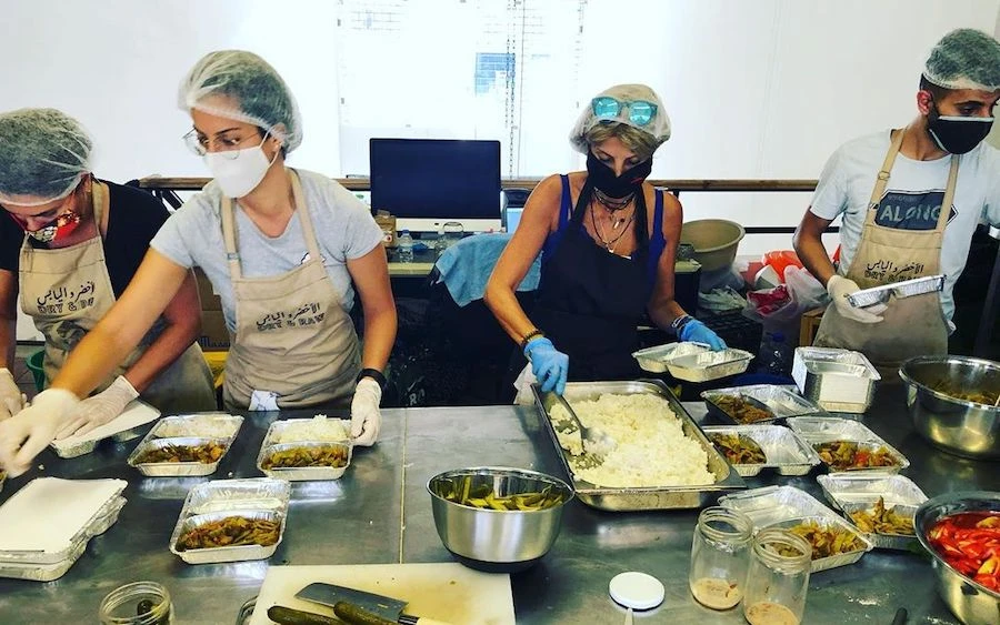 The shop collaborated with the Lebanese Red Cross, the Lebanese Food Bank and local NGO Hot Pot Meal to deliver food to different parts of Beirut. Instagram