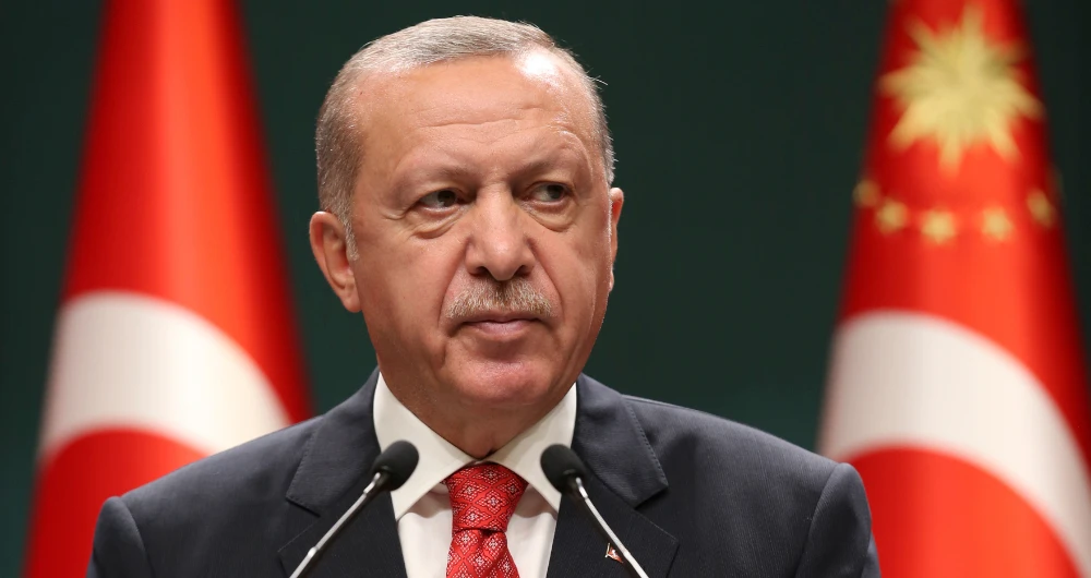 President Recep Tayyip Erdogan’s popularity is plunging. (AP)