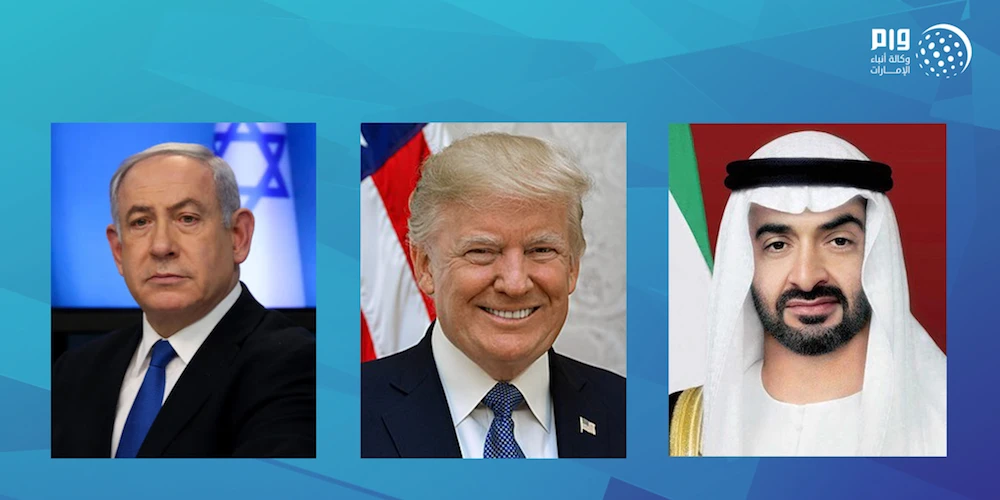 The UAE and Israel reached an historic peace deal on Thursday leading to a full normalization of diplomatic relations between the two nations, a joint statement said. (Emirates News Agency)