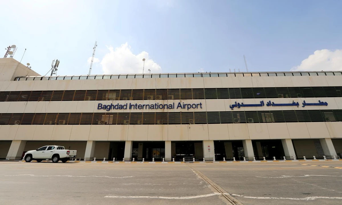 Three rockets landed in the vicinity of Baghdad airport near a military base in the complex that houses US forces, according to the Iraqi military. No casualties were reported. (Reuters/File Photo)
