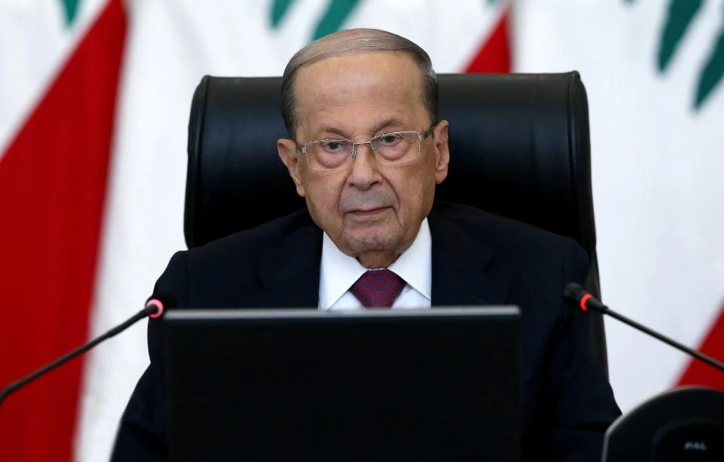 Aoun’s Christian Free Patriotic Movement has for years been politically allied with Hezbollah, enabling them to dominate parliament and the government. (File/AFP)
