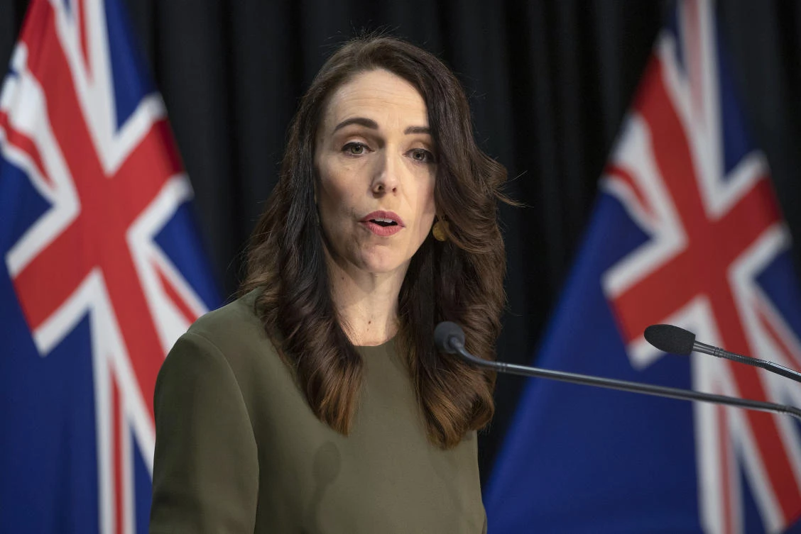 New Zealand Prime Minister Jacinda Ardern announces a new date for national elections, during a news conference in Wellington, New Zealand, Monday, Aug. 17, 2020. The election had been scheduled for Sept. 19 but will now be held on Oct. 17, after a COVID-19 outbreak in Auckland. (AP)
