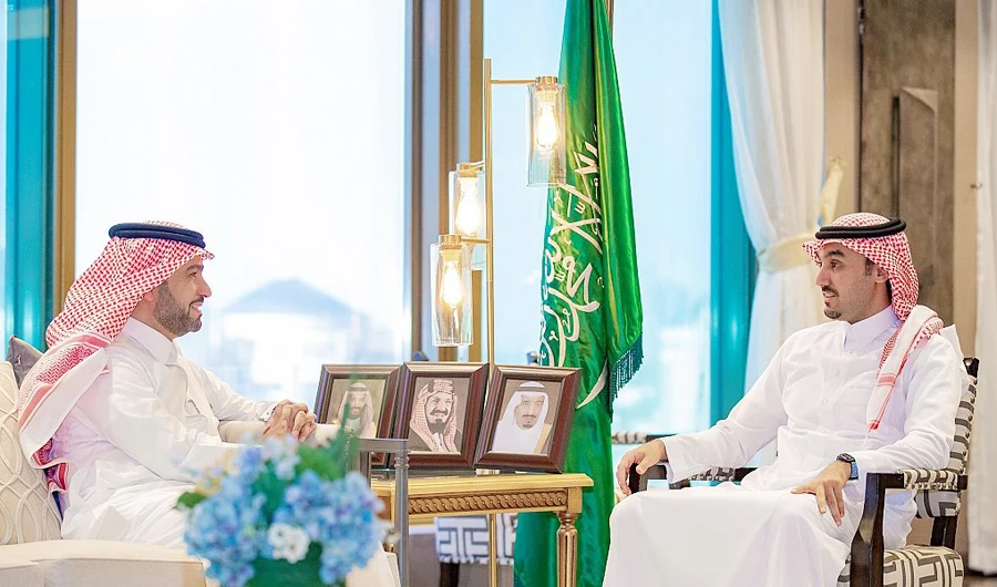 The ceremony was attended by Prince Abdul Aziz bin Turki Al-Faisal, minister of sport, and Majid bin Abdullah bin Hamad Al-Hoqail, the acting minister of municipal and rural affairs, and minister of housing. (SPA)