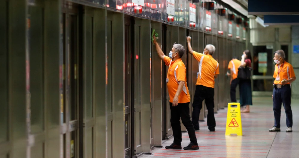 the D614G mutation has also been found in Singapore.(Reuters)