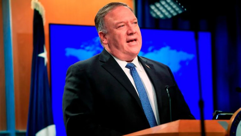 Secretary of State Mike Pompeo is set to trigger a “snapback” sanctions mechanism at Security Council, UK, France and Germany — the so-called “European 3” — all elected to abstain from a proposal by the US to bring back sanctions on Iran. (AFP/File Photo)