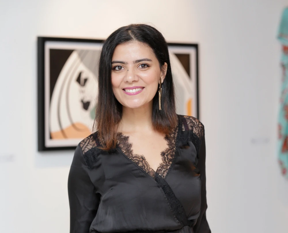 Portrait of Ichraq Bouzidi. Image courtesy of Tashkeel