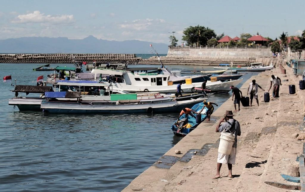 In Kupang city, far south of the quake’s epicenter in the Banda Sea, frightened residents ran outside as buildings and streetlights swayed. (File/AFP)