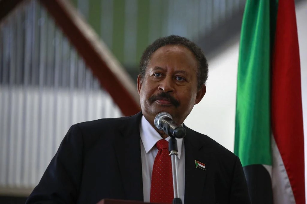Sudan’s government is ready to cooperate with the ICC for those accused of war crimes to appear before the court, PM Hamdok said. (File/AFP)