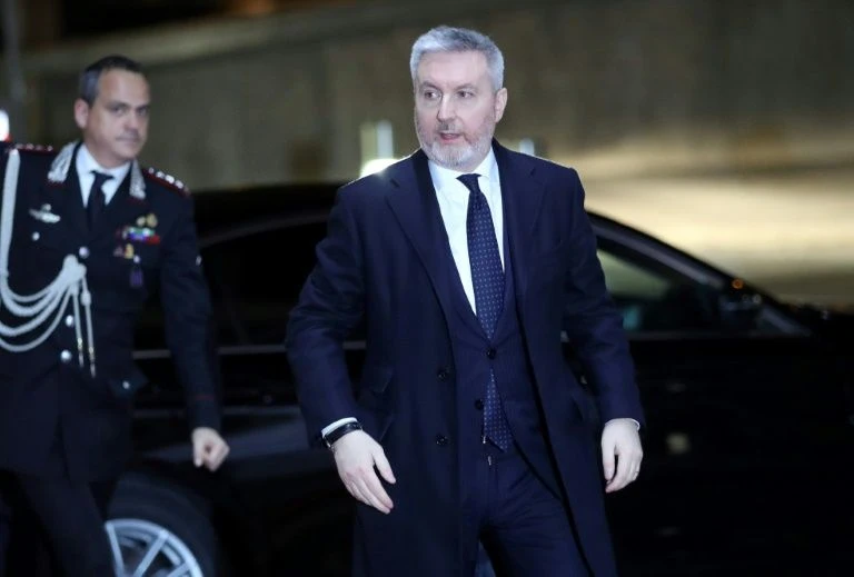 Italian Defence Minister Lorenzo Guerini will be in Beirut on Monday. (File photo: AFP)