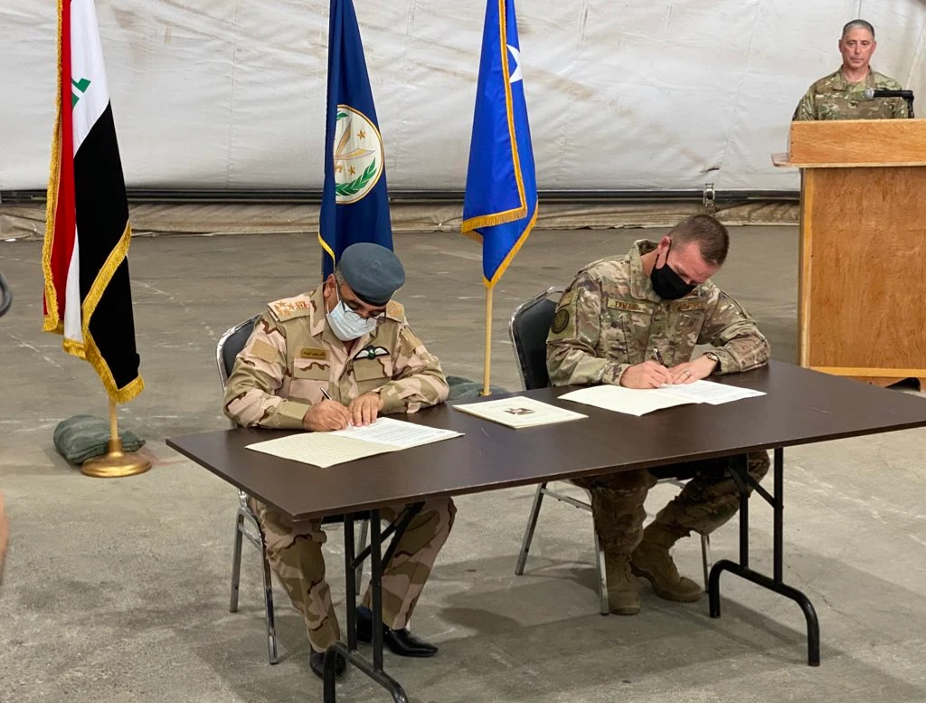 US-led coalition against Daesh transfers Taji base to Iraqi forces