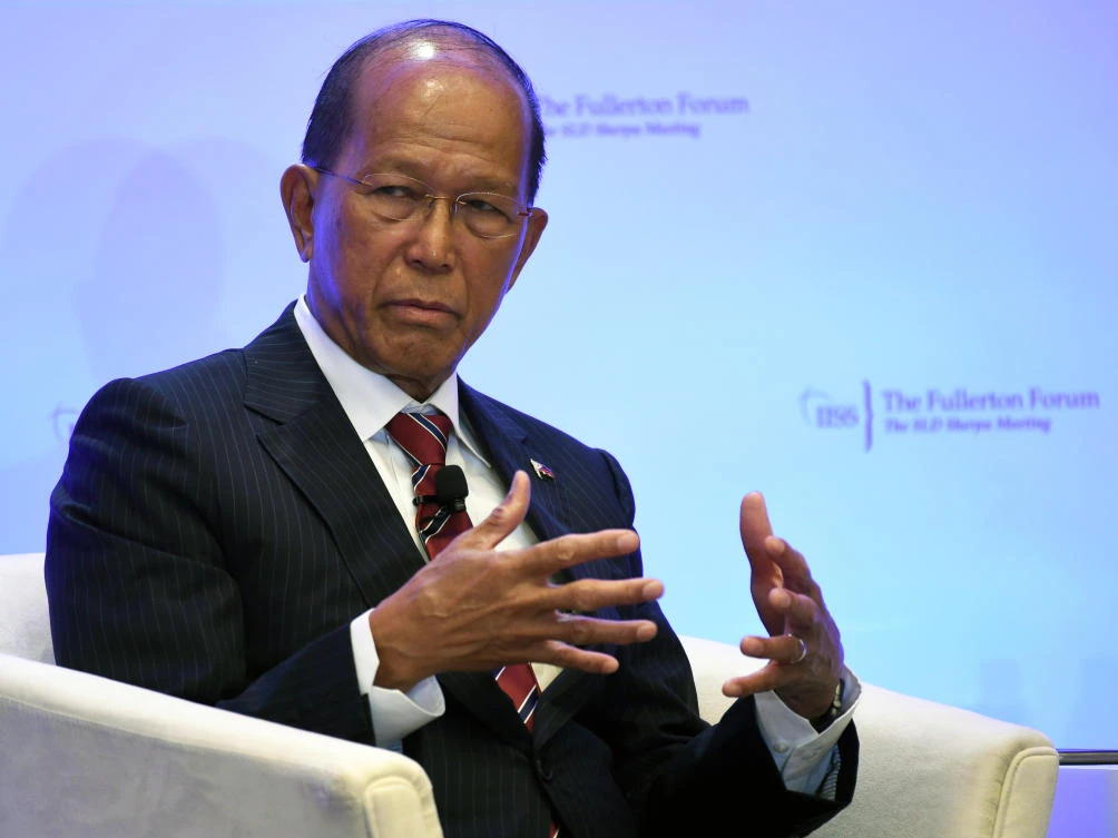 Defense Secretary Delfin Lorenzana. (File/AFP)