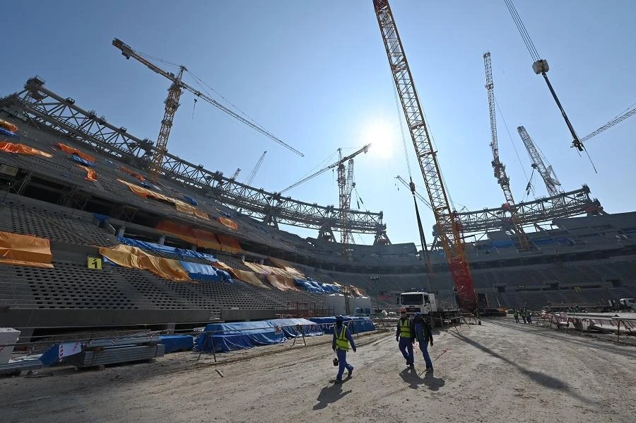 HRW said it interviewed more than 93 migrant workers working for more than 60 companies or employers and reviewed legal documents as part of its investigation. (File/AFP)