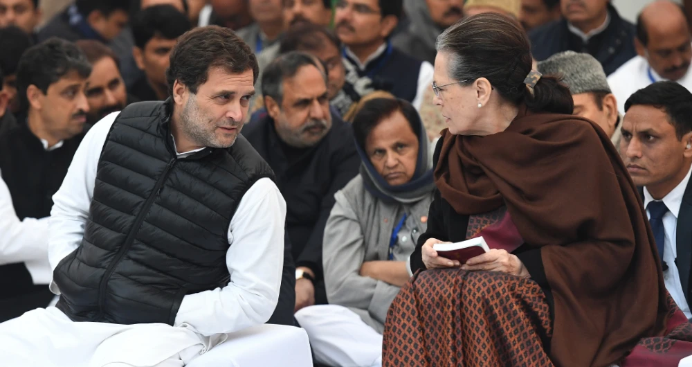 Sonia Gandhi, 73, took over as the interim president of Congress last year after her son Rahul resigned. (AFP)