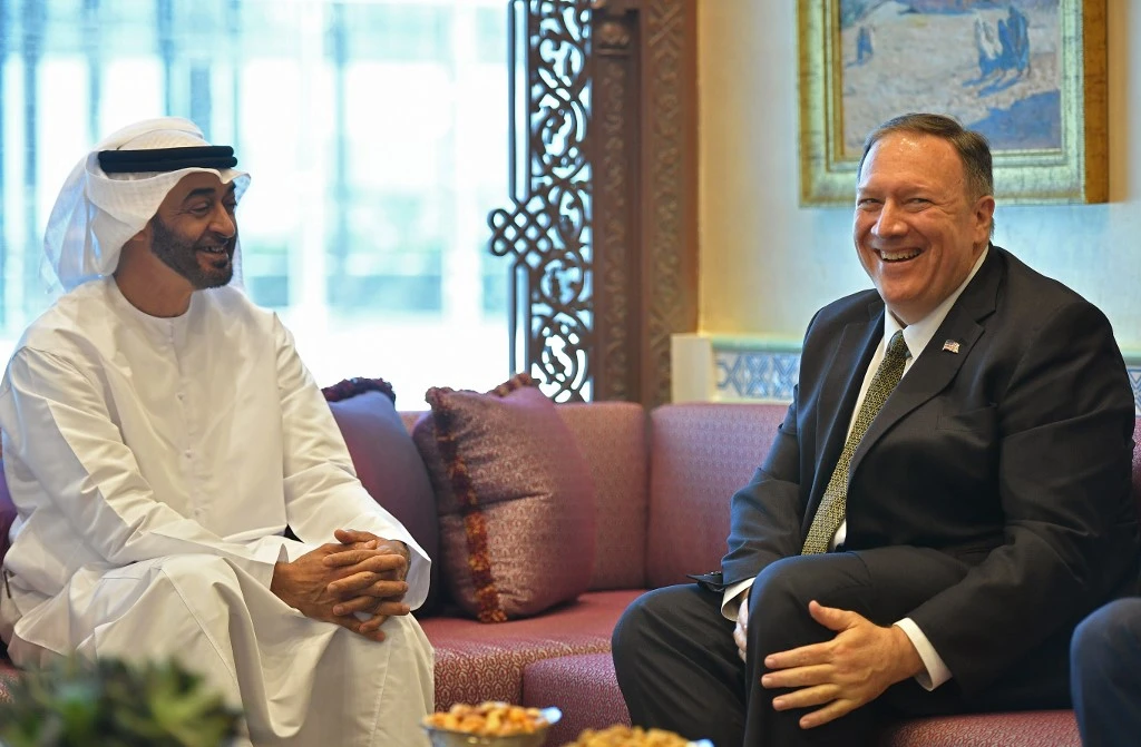 Abu Dhabi Crown Prince and Pompeo discuss strengthening UAE-Israel deal