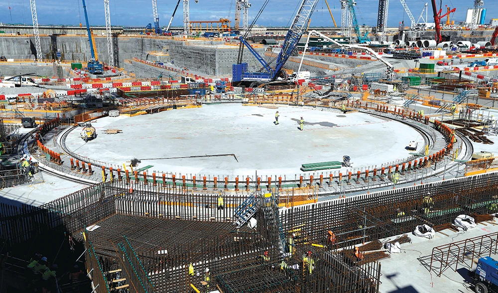 Construction work on Britain’s Hinkley Point C nuclear power station. Nuclear industry groups say the energy deserves a sustainable label based on its low carbon emissions. (Reuters)