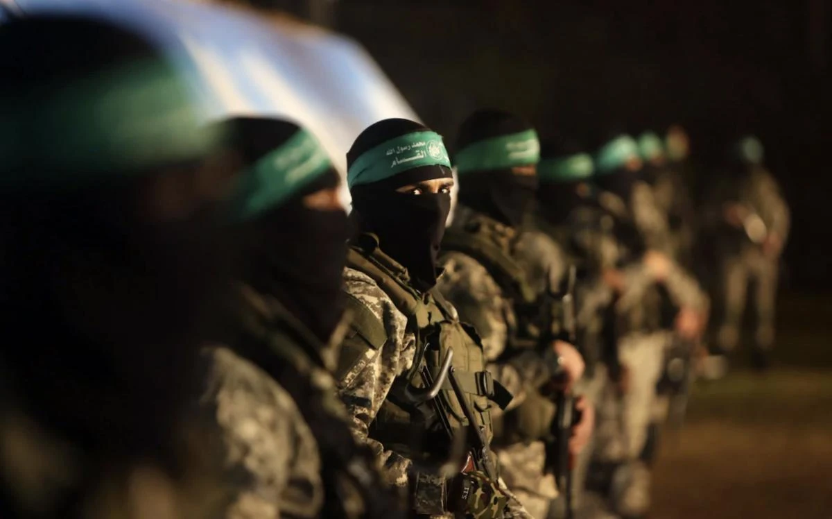 Palestinian members of the Ezzedine al-Qassam Brigades, the armed wing of the Hamas movement, take part in a gathering on January 31, 2016. (AFP/File Photo)