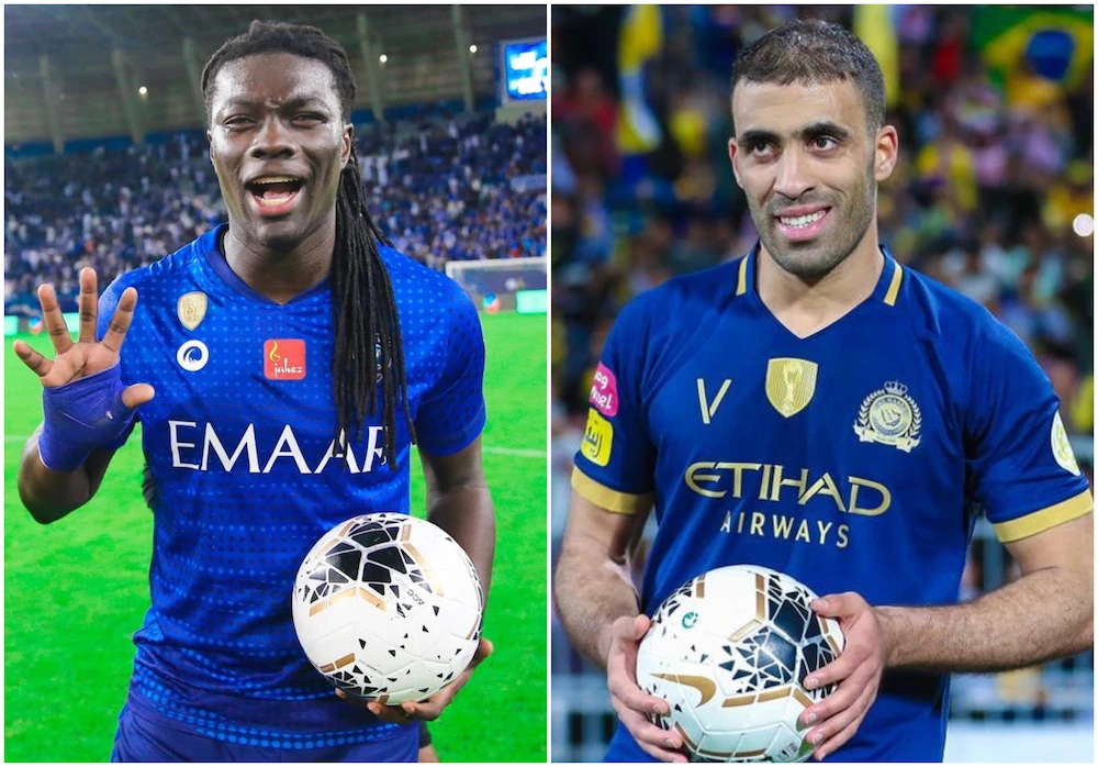 Two-horse race between Hamdallah and Gomis for Saudi Pro League for Golden Boot heats up