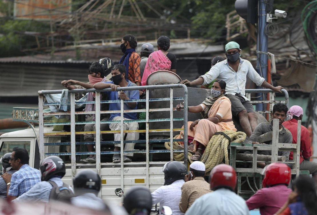 India has reported the third most coronavirus cases in the world after the United States and Brazil. (AP)