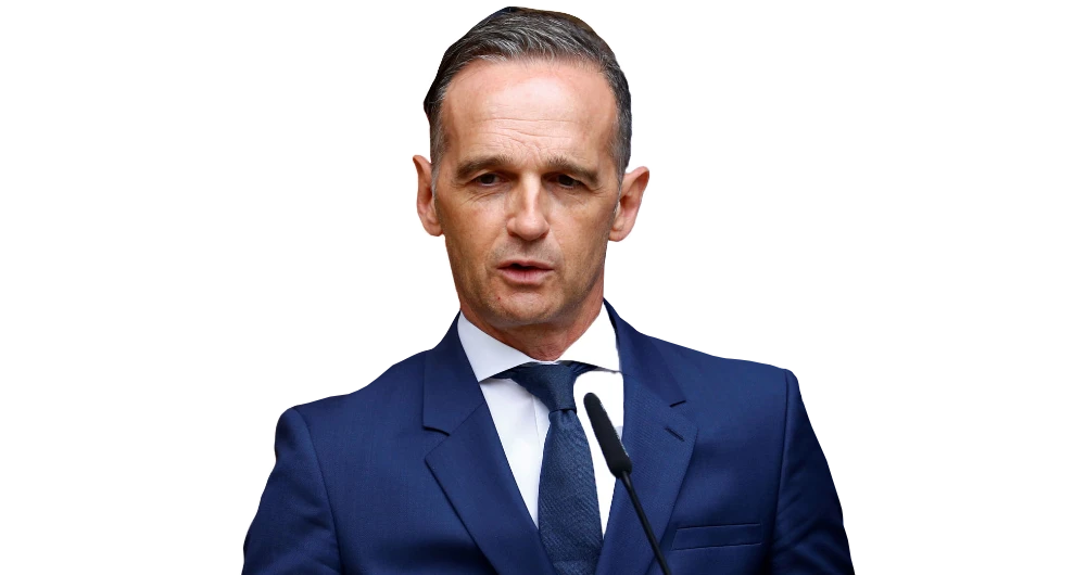German Foreign Minister Heiko Maas speaks during a news conference in Berlin. (Reuters)