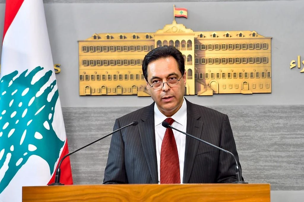 The Lebanese presidency will convene consultations for Prime Minister Hassan Diab’s replacement, who resigned in the aftermath of the Beirut port blast. (AFP)