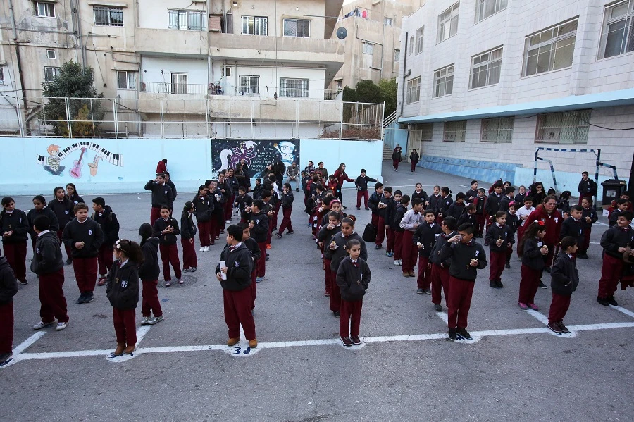 The education ministry will follow up with the supervision teams the extent of schools’ compliance with these rules. (File/AFP)
