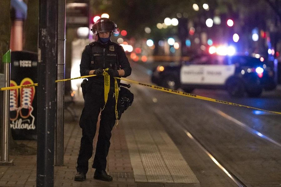 One dead in Portland shooting after demonstrators clash