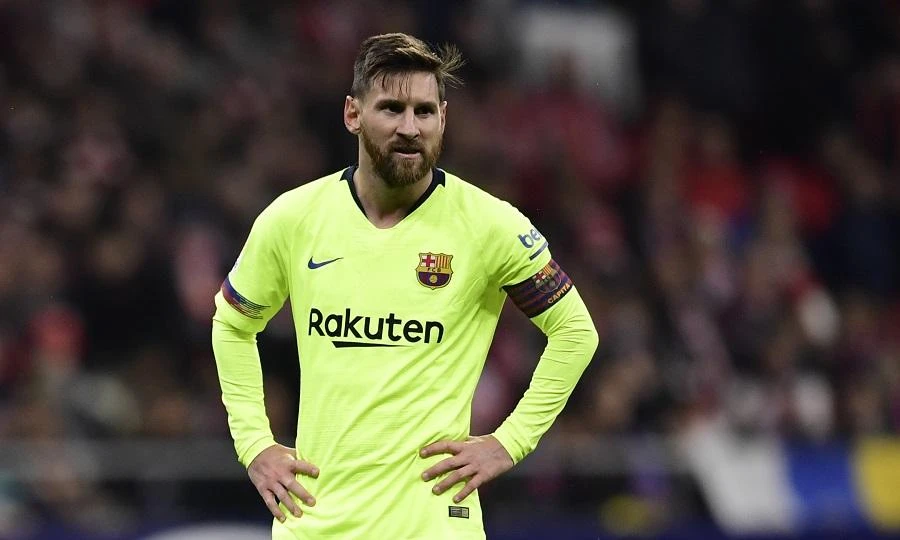 Reuters footage showed players arriving for coronavirus tests on Sunday morning and Messi did not appear. (File/AFP)