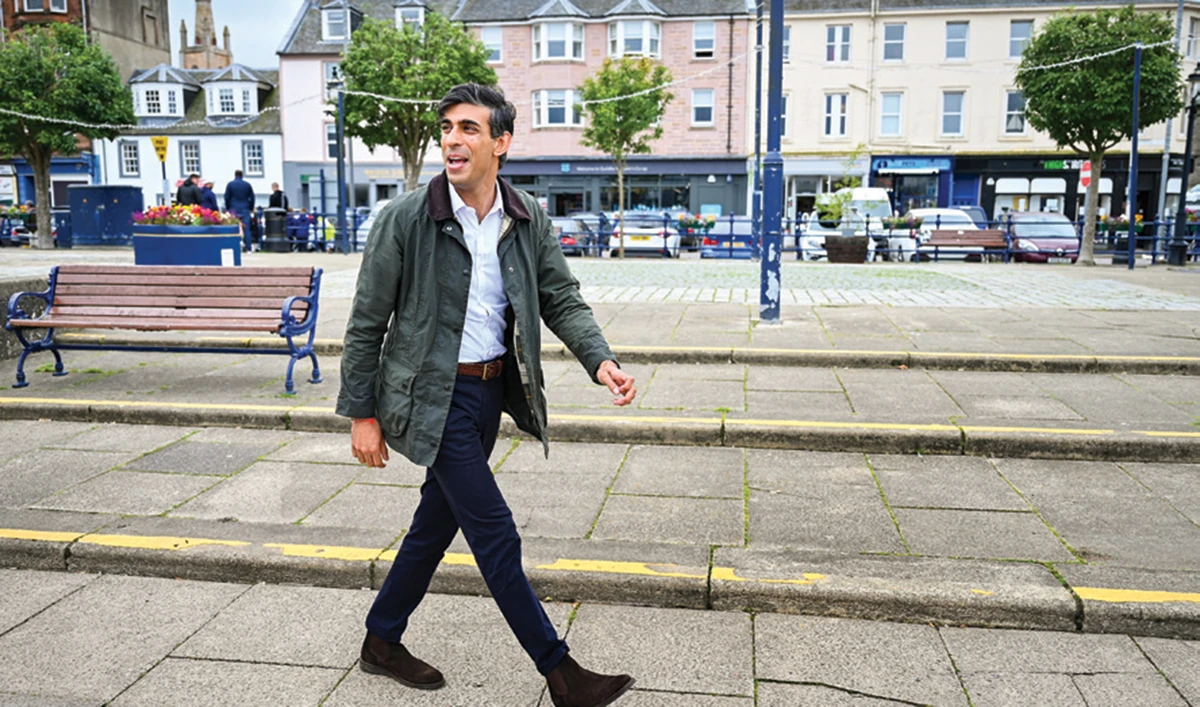 British Finance Minister Rishi Sunak visits Rothesay, Scotland. Treasury officials are drawing up plans for a £20-30bn tax raid on businesses. (Reuters)