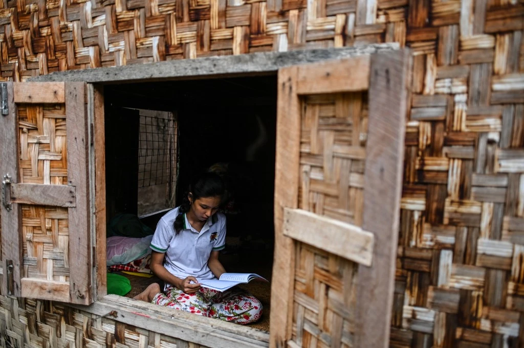 May Thandar Maung, an 18-year-old Muslim woman in Myanmar, says she hasn't been able to get an ID card because of her religion. (File/AFP)