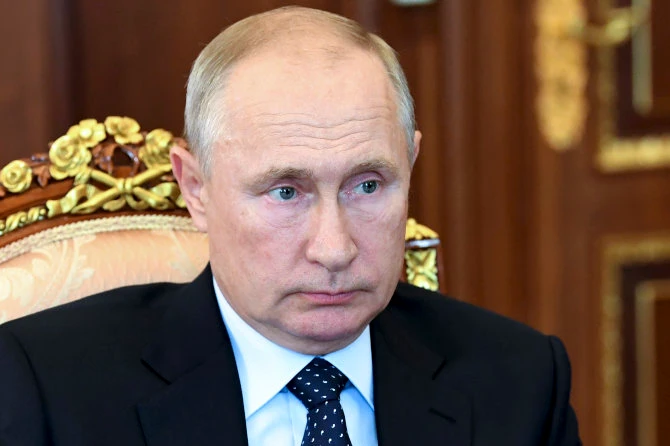 Russian President Vladimir Putin. (Alexei Nikolsky, Sputnik, Kremlin Pool Photo via AP)