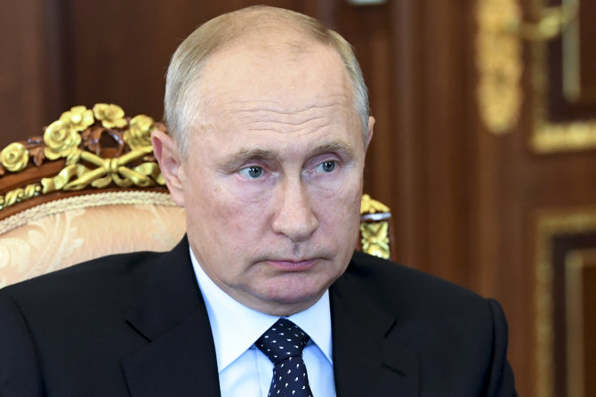 Russian President Vladimir Putin. (Alexei Nikolsky, Sputnik, Kremlin Pool Photo via AP)