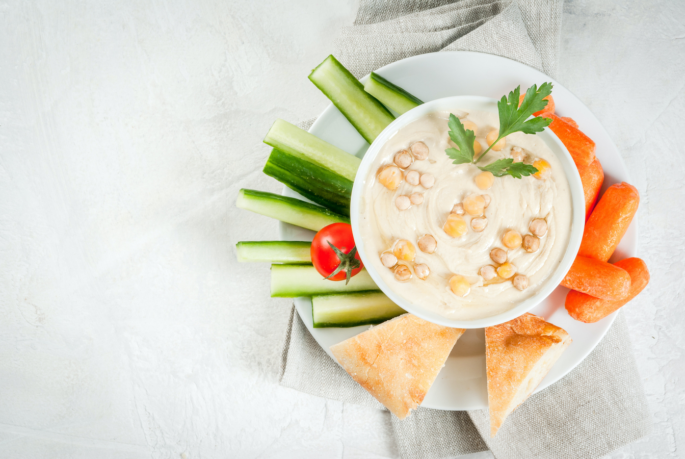 Cucumber with tahini